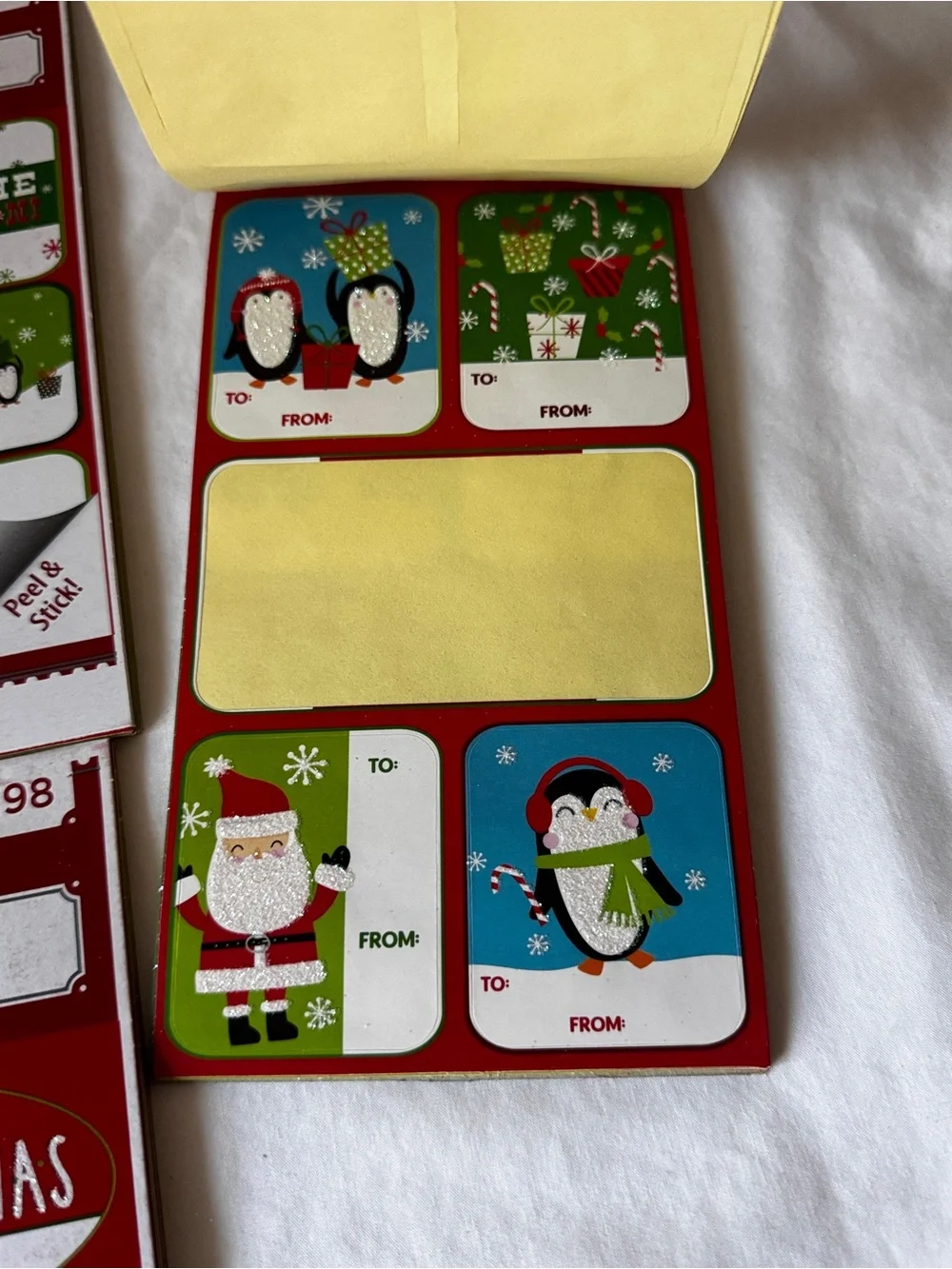 Christmas Gift Tag Sheets - Red and Green Holiday Labels